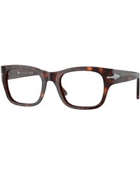 Persol - Po3297V 24 Optical Frames Acetate Transparent Squared Normal - Lyst