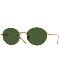 Oliver Peoples - Ov1376S 1994C 533271 Sunglasses Metal Round Normal - Lyst
