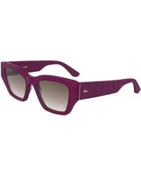 Lacoste - L6053S 526 Sunglasses Acetate Butterfly Normal - Lyst