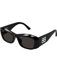 Balenciaga - Bb0397Sa 001 Sunglasses Acetate Squared - Lyst
