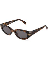 Police - Splu05 Aura 2 08Xw Sunglasses Acetate Smoke Geometric Normal - Lyst