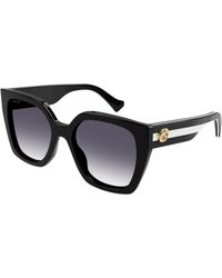 Gucci - Gg1300S 004 Sunglasses Plastic Squared Shaded - Lyst