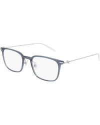 Montblanc - Mb0100O 004 Optical Frames Injected Transparent Squared - Lyst