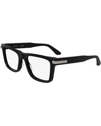 Calvin Klein - Ck25514 001 Optical Frames Acetate Squared Normal - Lyst