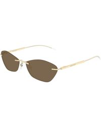 McQueen - Am0525S 002 Sunglasses Acetate Geometric - Lyst