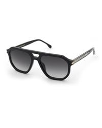 Lozza - Sl4397 Maratea 7 700Y Sunglasses Acetate Smoke Squared Normal Nuanced - Lyst