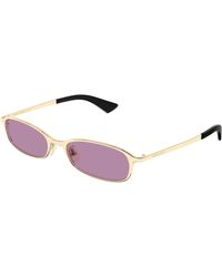 Saint Laurent - Sl 934 Mia 004 Sunglasses Metal Round - Lyst