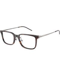 Emporio Armani - Ea3275D 5026 Optical Frames Acetate Transparent Squared Normal - Lyst