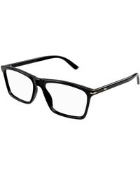 Gucci - Gg1447O 001 Optical Frames Acetate Transparent Squared - Lyst