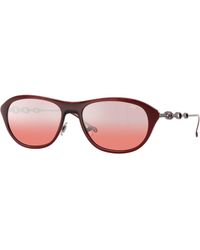 DIESEL - Dl1011 10267E Sunglasses Metal Pillow Normal Shaded - Lyst