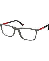 Prada Linea Rossa - Ps 03Qv 16X1O1 Optical Frames Injected Squared Normal - Lyst