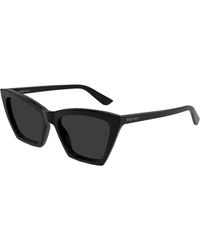 McQueen - Am0536S 001 Sunglasses Acetate Cat Eye - Lyst