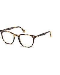 Tom Ford - Ft5506 055 Optical Frames Acetate Geometric Normal - Lyst