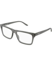Balenciaga - Bb0499O 004 Optical Frames Acetate Transparent Squared - Lyst