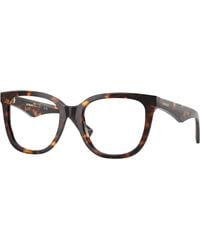 Burberry - Be2415 3002 Optical Frames Acetate Transparent Squared Normal - Lyst