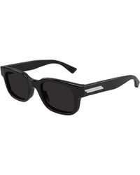 Bottega Veneta - Bv1411S 001 Sunglasses Acetate Squared - Lyst