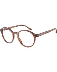 Giorgio Armani - Ar7004 6162 Optical Frames Acetate Transparent Pantos Normal - Lyst