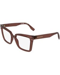KARL LAGERFELD - Kl6240 652 Optical Frames Acetate Squared Normal - Lyst