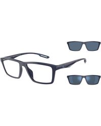 Emporio Armani - Ea4189u Universal Fit Sunglasses With Two Interchangeable Clip-ons Rectangular - Lyst