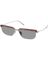 Prada - Pr D64S 20Q50Q Sunglasses Metal Geometric Normal - Lyst
