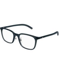 Montblanc - Mb0418Oj 002 Optical Frames Transparent Squared - Lyst