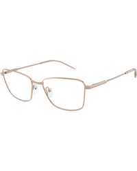 Emporio Armani - Ea1185B 3015 Optical Frames Metal Transparent Geometric Normal - Lyst