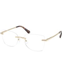 Michael Kors - Mk3099 Nags Head 1014 Optical Frames Metal Transparent Squared Normal - Lyst