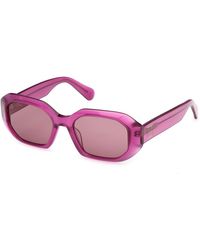 MAX&Co. - Mo0152 75Y Sunglasses Acetate Geometric Normal - Lyst