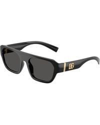Dolce & Gabbana - Dg6206 501/87 Sunglasses Injected Squared Normal - Lyst
