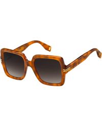 Marc Jacobs - Mj 1034/S 05L/Ha Sunglasses Acetate Squared Normal Shaded - Lyst