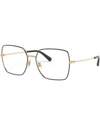 Dolce & Gabbana - Dg1323 02 Optical Frames Metal Squared Normal - Lyst