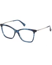 Max Mara - Mm5235 092 Optical Frames Acetate Round Normal - Lyst