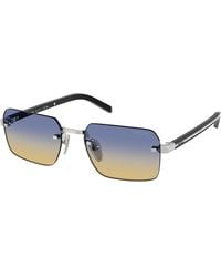 Prada - Pr D55S 1Bc50E Sunglasses Metal Squared Normal - Lyst