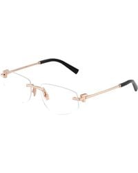 Tiffany & Co. - Tf1175 6105 Optical Frames Metal Transparent Geometric Normal - Lyst