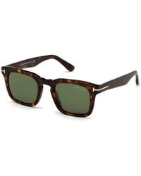 Tom Ford - Ft0751 Dax 52N Sunglasses Acetate Squared Normal - Lyst