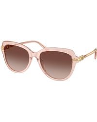 Swarovski - Sk6073 110913 Sunglasses Acetate Butterfly Normal Nuanced - Lyst