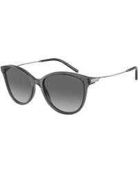 Emporio Armani - Ea4220 610611 Sunglasses Acetate Cat Eye Normal Shaded - Lyst