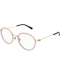 Gucci - Gg1851Oa 008 Optical Frames Injected Transparent Round - Lyst