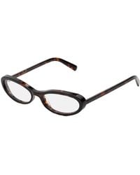MM6 by Maison Margiela - 6Yq Lunettes 25 Optical Optical Frames Acetate Transparent Cat Eye - Lyst