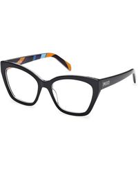 PUCCI - Ep5216 001 Optical Frames Acetate Butterfly Normal - Lyst