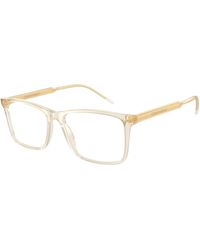 Giorgio Armani - Ar7258 6077 Optical Frames Acetate Transparent Squared Normal - Lyst