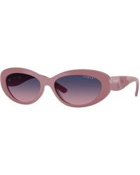 Vogue Eyewear - Vo5630S 3195I6 Sunglasses Nylon Round Normal Shaded - Lyst