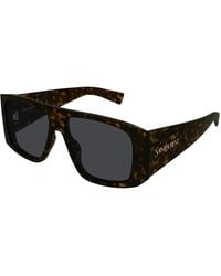 Saint Laurent - Sl 832 002 Sunglasses Acetate Squared - Lyst