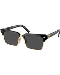 Miu Miu - Mu 10Zs 1Ab5S0 Sunglasses Acetate Squared Normal - Lyst