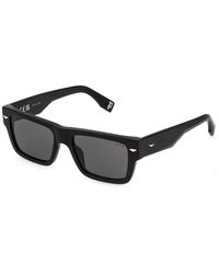 Police - Splq87 Supernova 1 700 Sunglasses Acetate Smoke Squared Anti-Glare - Lyst
