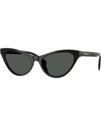 Versace - Ve4522U Gb1/87 Sunglasses Acetate Cat Eye Normal - Lyst