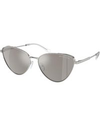 Michael Kors - Mk1140 Cortez 18936G Sunglasses Metal Cat Eye Mirrored Mirror - Lyst