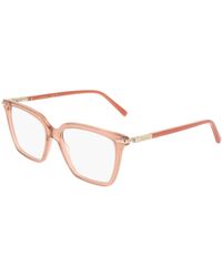 Ferragamo - Sf3038 667 Optical Frames Acetate Squared Normal - Lyst