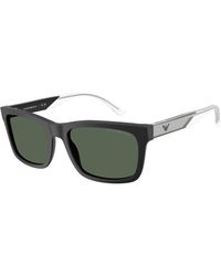 Emporio Armani - Ea4224 500171 Sunglasses Acetate Squared Normal - Lyst