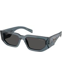 Prada - Pr 09Zs 17T08Z Sunglasses Acetate Squared Normal - Lyst